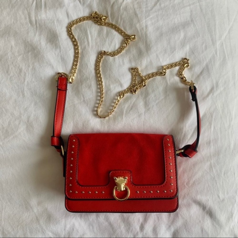 Topshop Red Crossbody Purse